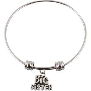 Big Sister Bracelet | Fancy Charm Bangle